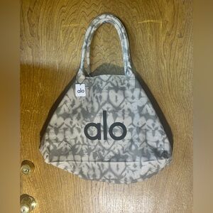 ALO Yoga Camouflage Gray Tote Bag